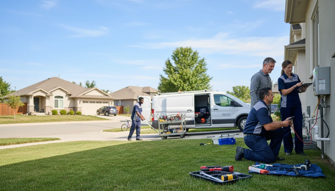 Tankless water heater service in Mellette, SD